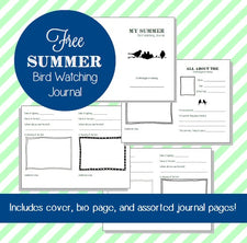 Bird Watching Fun - includes FREE Journaling Printables -!