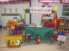 Spring Garden Shop Pretend Play Center