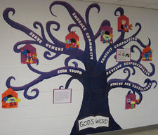 Growing Students with Deep Roots! - Back-To-School Fall Themed Bulletin Board