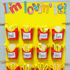 McDonald's Inspired Interactive Word Wall