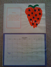 Hand Print Calendar: June