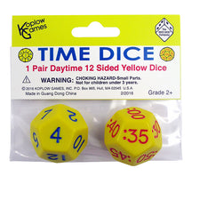 Time Dice: 1 Pair of Yellow (AM)