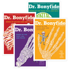 4-Book Bundle: Dr. Bonyfide Presents 206 Bones of the Human Body