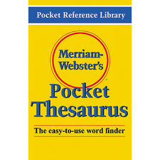 Merriam Websters Pocket Thesaurus Hardcover