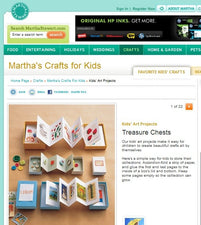 Homemade "Treasure Chest" Art Projects!