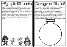 Summer Olympics - Designing Medals & Mascots