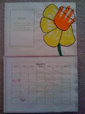 Hand Print Calendar: May