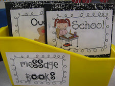 Writing Center Fun - Student Message Books
