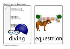 Summer Olympics - Fun with Olympic Sports Flash Cards