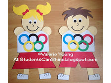 We Are TEAM Players! - Olympics Themed Back-To-School Bulletin Board
