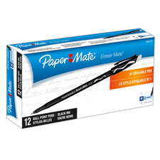 Paper Mate Erasermate Pen Black