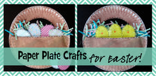 Paper Plate Easter Basket Craft