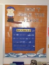 Don't Walk The Plank! - Behavior Management Bulletin Board