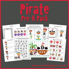 Pirate Pre-K Pack from Over The Big Moon