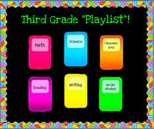 The "Playlist" For A Great Year! - Music Themed Back to School Bulletin Board Idea