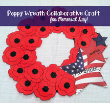 Poppy Wreath Memorial Day Craft