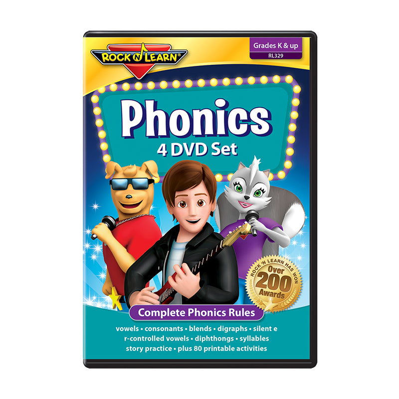 Phonics, 4 DVD Set
