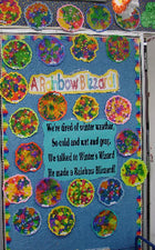 Wishing For Spring "Rainbow Blizzard" Classroom Display