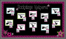 Backstage Helpers! - Rock Star Themed Classroom