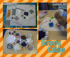 Creating Texture Collages - Sensory Activity