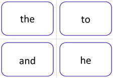 Sight Word Flash Card Story Activity