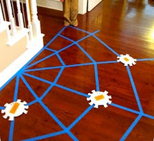 Halloween Spider Web Sight Word Game