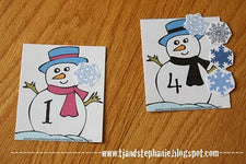 Snowman Numeral Recognition and Counting Practice