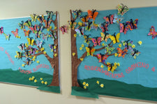 Butterfly Blossoms & Welcoming Spring Bulletin Board Idea