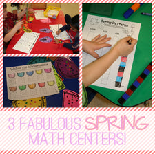 3 Fabulous Spring Gardening Themed Math Centers!