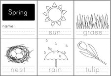 March Handwriting &amp; Vocabulary Worksheets from Paging Supermom