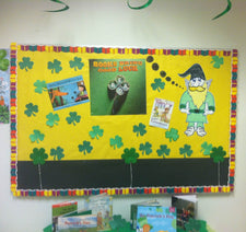 Books Bring Good Luck! - St. Patrick's Day Library Display
