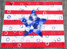 Memorial Day Star Quilt Display