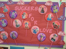 Suckers For Love! - Valentine's Day Bulletin Board