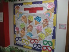 "Summer Is Sweet In Preschool!" Bulletin Board Idea