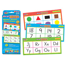 Alphabet, Numbers, Colors & Shapes Wipe-Off® Bingo