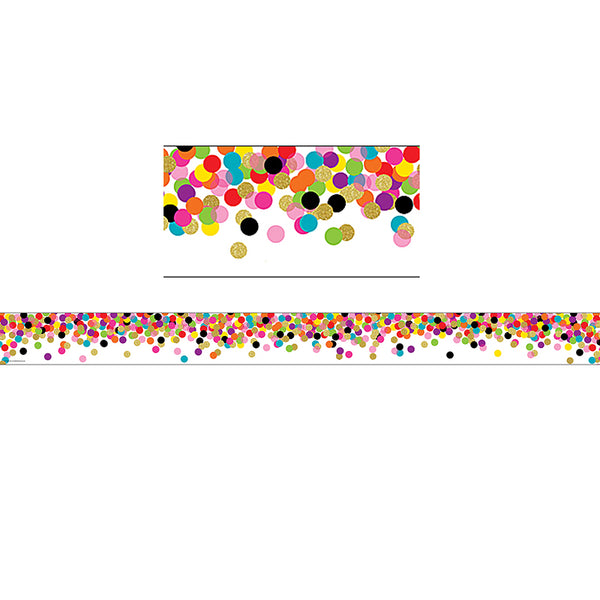 thumbnail image 2 of Teacher Created Resources Confetti Big Big Border, 43.75 -ft In The Classroom Decorations Department At 2 of 14