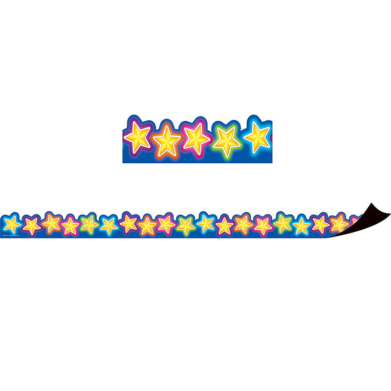 Neon Stars Magnetic Borders