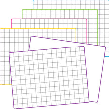 Math Grid Dry Erase Boards (set of 10)