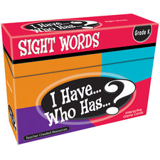 I Have, Who Has Sight Words Game, Grade K