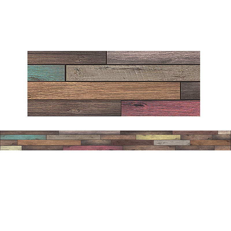 Home Sweet Classroom Reclaimed Wood Straight Bulletin Board Border