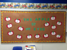 "The Apples of My Eye" Fall Bulletin Board Idea