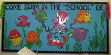 Swim in the "School" of Success - Back to School Bulletin Board Idea