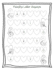 Valentine's Day Letter Sequencing Activity & Printable