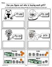 FREE Printable Valentine's Day Counting Money Worksheet