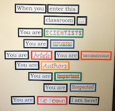 When You Enter This Classroom... - Back-To-School Door Display