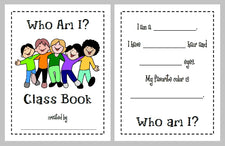 Who Am I? - Back To School Class Book