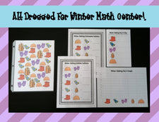 "All Dressed For Winter!" Math Center Activities