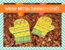 Winter Mitten Symmetry Craft