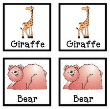 Zoo Animal Flash Cards