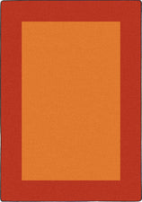 All Around™ Orange Classroom Carpet, 7'8" x 10'9" Rectangle